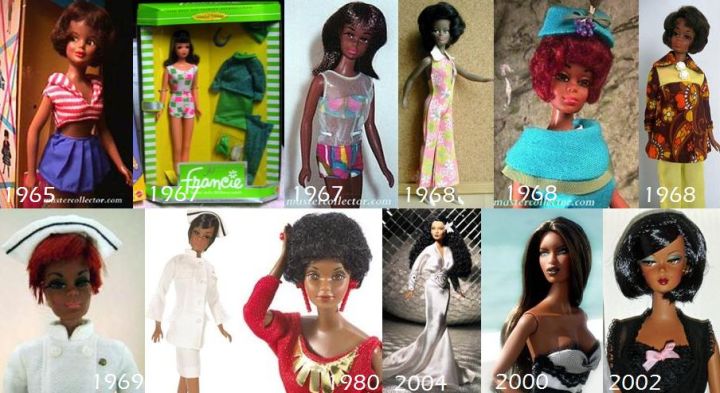 Barbie Negra Linha do Tempo