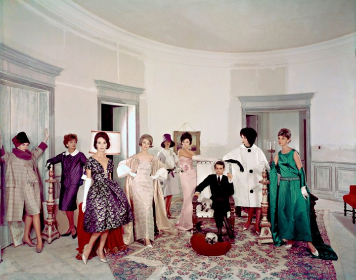 Dener e suas 'manequins' - como eram conhecidas as modelos na época @ Foto Divulgação