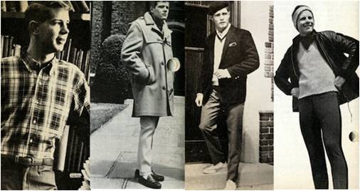 Estilo esportivo de jovens da década de 60 @ Divulgação