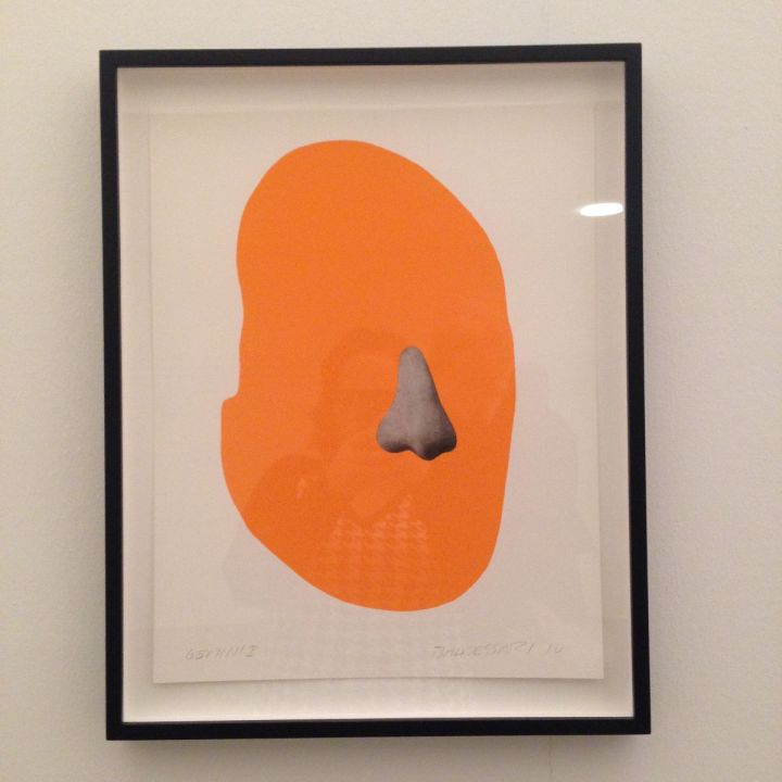 Nose Silhouette by John Baldessari (2010) @ Ana Paula Barros
