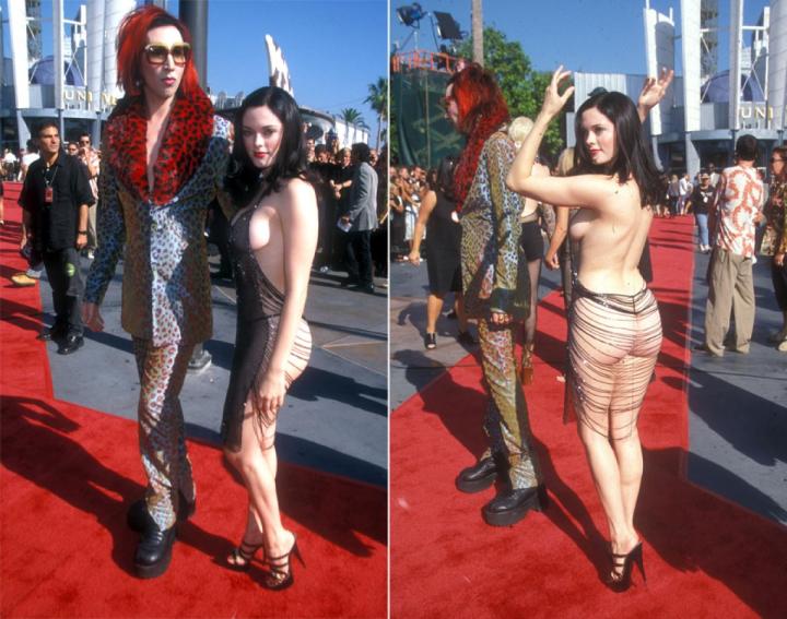 Rose McGowan MTV Music Awards 1998 @ Featureflash - Shutterstock.com