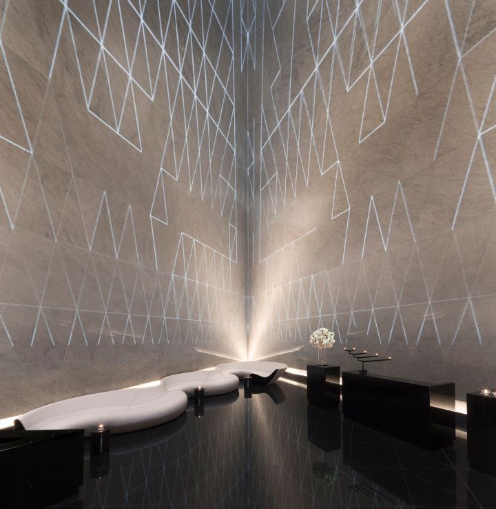 Lobby Melia Hotel London assinado por Norman Foster @ Divulgação