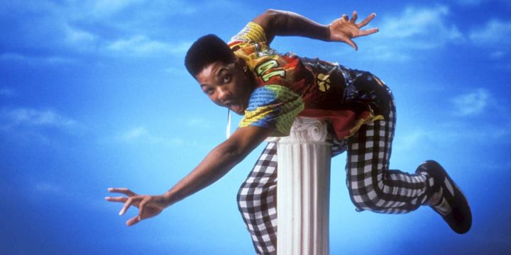 Will Smith na primeira temporada de The Fresh Prince @ Chris Haston/NBCU Photo Bank