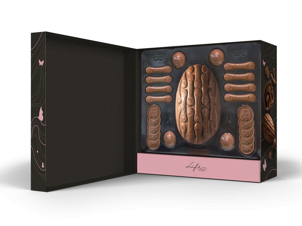 Pedaços de chocolate clássico ao leite